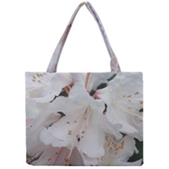 Floral Design White Flowers Photography Mini Tote Bag by yoursparklingshop