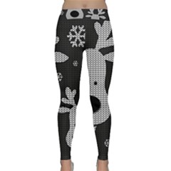 Cute Reindeer  Classic Yoga Leggings by Valentinaart