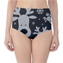 Cute Reindeer  High-Waist Bikini Bottoms View1