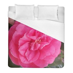 Pink Flower Japanese Tea Rose Floral Design Duvet Cover (full/ Double Size)