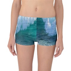 Awesome Wave Ocean Photography Reversible Boyleg Bikini Bottoms by yoursparklingshop