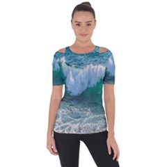 Awesome Wave Ocean Photography Short Sleeve Top by yoursparklingshop