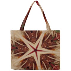 Spaghetti Italian Pasta Kaleidoscope Funny Food Star Design Mini Tote Bag by yoursparklingshop