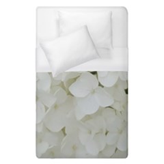 Hydrangea Flowers Blossom White Floral Elegant Bridal Chic Duvet Cover (single Size)