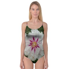 Floral Soft Pink Flower Photography Peony Rose Camisole Leotard 