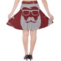 Ugly Christmas Sweater Velvet High Waist Skirt View2