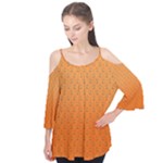 JACK O LANTERN PUMPKIN Flutter Sleeve Tee 