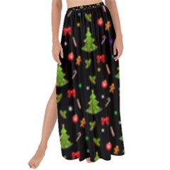 Christmas Pattern Maxi Chiffon Tie-up Sarong by Valentinaart