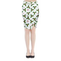 Christmas Pattern Midi Wrap Pencil Skirt by Valentinaart