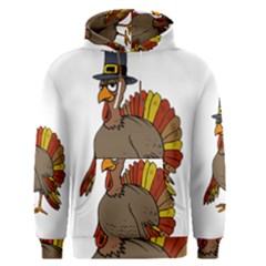 Thanksgiving Turkey  Men s Pullover Hoodie by Valentinaart