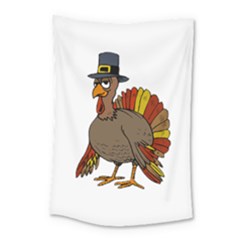 Thanksgiving Turkey  Small Tapestry by Valentinaart