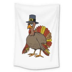 Thanksgiving Turkey  Large Tapestry by Valentinaart