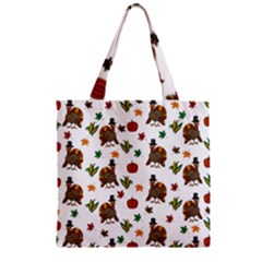 Thanksgiving turkey  Zipper Grocery Tote Bag