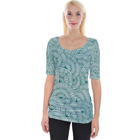 Design Art Wesley Fontes Wide Neckline Tee by wesleystores