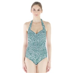 Design Art Wesley Fontes Halter Swimsuit by wesleystores