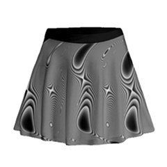 Black Mini Flare Skirt by blackscents