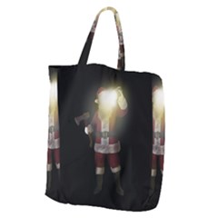 Santa Killer Giant Grocery Zipper Tote by Valentinaart