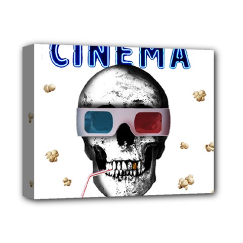 Cinema Skull Deluxe Canvas 14  X 11  by Valentinaart