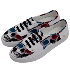 Cinema Skull Men s Classic Low Top Sneakers by Valentinaart