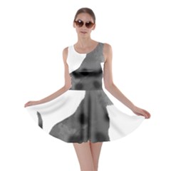 Dalmatian Inspired Silhouette Skater Dress