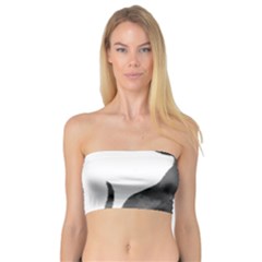 Dalmatian Inspired Silhouette Bandeau Top