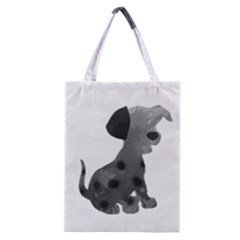 Dalmatian Inspired Silhouette Classic Tote Bag