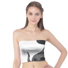 Dalmatian Inspired Silhouette Tube Top