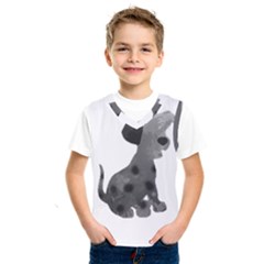 Dalmatian Inspired Silhouette Kids  SportsWear