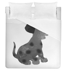 Dalmatian Inspired Silhouette Duvet Cover (Queen Size)