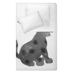 Dalmatian Inspired Silhouette Duvet Cover Double Side (Single Size)