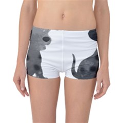 Dalmatian Inspired Silhouette Reversible Boyleg Bikini Bottoms