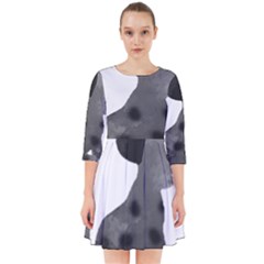 Dalmatian Inspired Silhouette Smock Dress