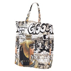 Cleopatra Giant Grocery Zipper Tote by Valentinaart
