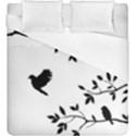 Bird Tree Black Duvet Cover (King Size) View1