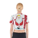 Christmas Santa Claus Cotton Crop Top View2