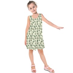 Christmas Pattern Gif Star Tree Happy Kids  Sleeveless Dress by Alisyart