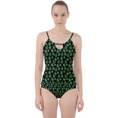 Christmas Pattern Gif Star Tree Happy Green Cut Out Top Tankini Set by Alisyart