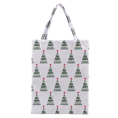 Christmas Tree Green Star Red Classic Tote Bag by Alisyart