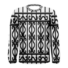 Inspirative Iron Gate Fence Grey Black Men s Long Sleeve Tee by Alisyart