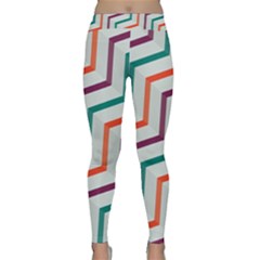 Line Color Rainbow Classic Yoga Leggings