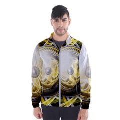 Incredible Eye Of A Yellow Construction Robot Wind Breaker (men) by jayaprime