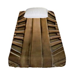 Art Deco Gold Door Fitted Sheet (single Size) by NouveauDesign