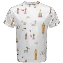 Graphics Tower City Town Men s Cotton Tee