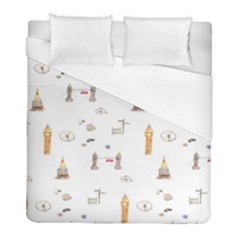 Graphics Tower City Town Duvet Cover (full/ Double Size)