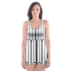 Inspirative Iron Gate Fence Skater Dress Swimsuit