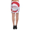 Skydiving Christmas Santa Claus Bodycon Skirt View2