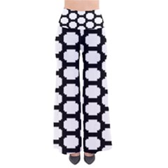 Tile Pattern Black White Pants