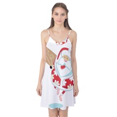 Surfing Christmas Santa Claus Camis Nightgown