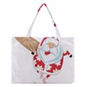 Surfing Christmas Santa Claus Medium Tote Bag View1