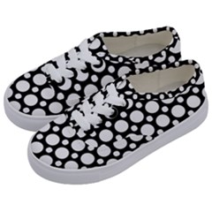 Tileable Circle Pattern Polka Dots Kids  Classic Low Top Sneakers by Alisyart